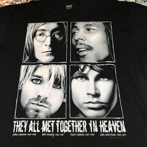 John Lennon Tshirt Mens 2XL